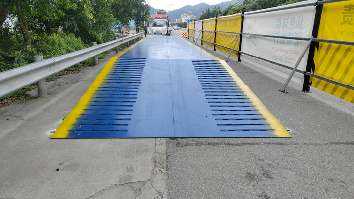 溫州地磅.中交集團平陽工地100噸帶引坡地磅